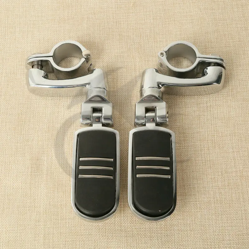 

Motorcycle One pair Engine Guard Highway Peg Left Right Foot Peg For Harley with 1-1/4 "(32mm) Engine Guards
