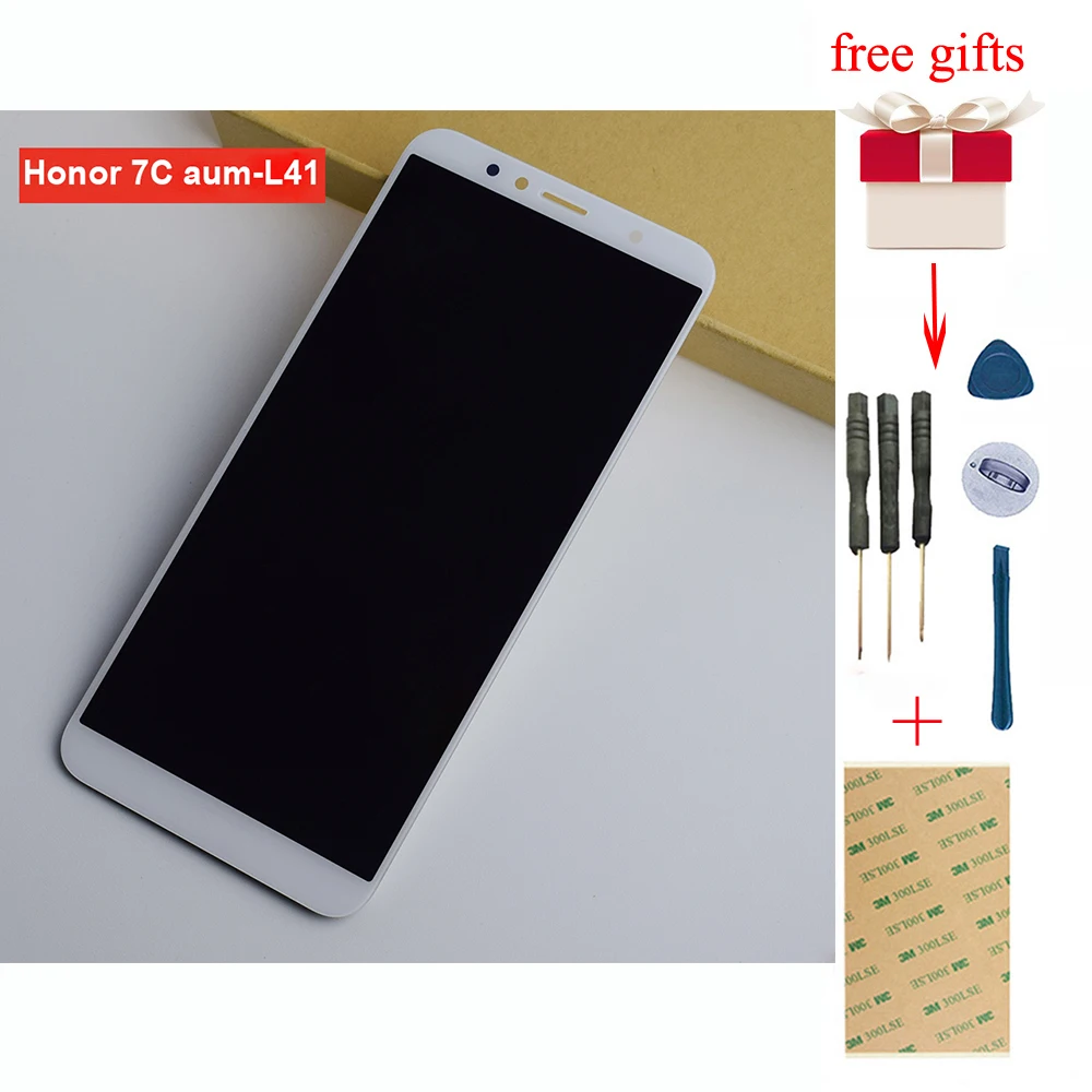 Для Huawei Honor 7C aum L41 ЖК экран 7A pro l29 панель дисплей сенсорный дигитайзер сборка
