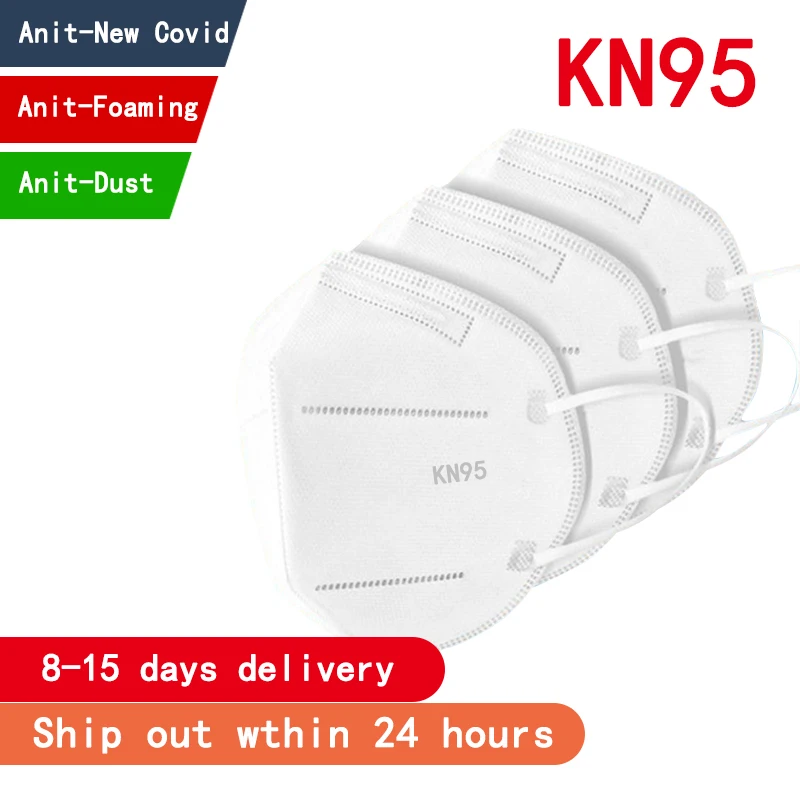 

Ear-loop KN95 Mask Respirator Protective Dustproof Breathable Face Mask 95% Filtration Non Woven Masks CE Certification