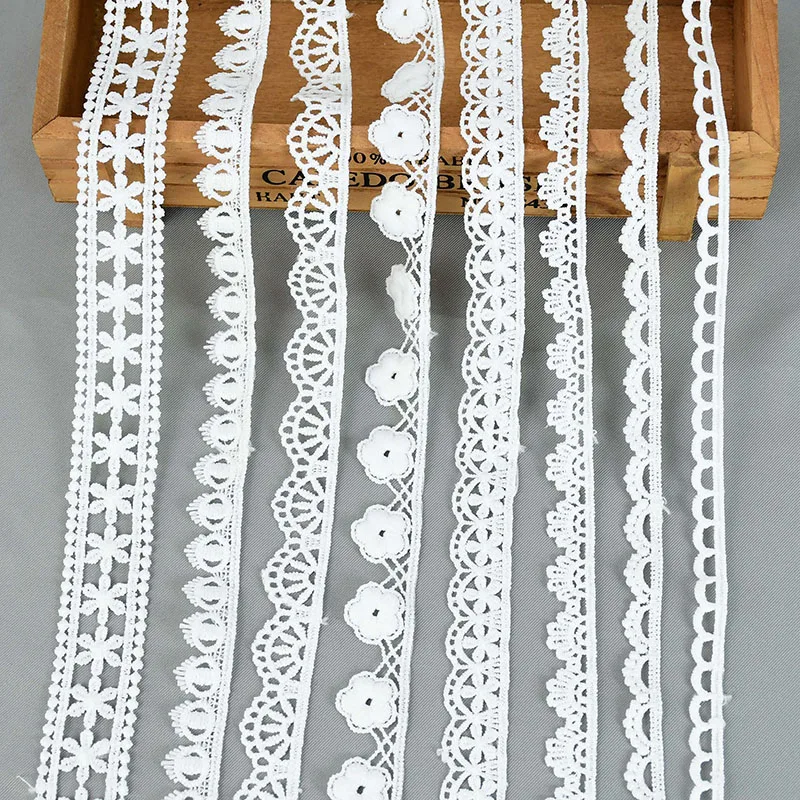White Lace Sold 2 meters Crafts DIY Wedding Accessorize Venue Decor Sew 