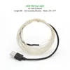 5M 10M USB Powered LED String lights Silver Wire Fairy Garland New Year Decor Wedding Christmas Decoration for Home Room ► Photo 2/6