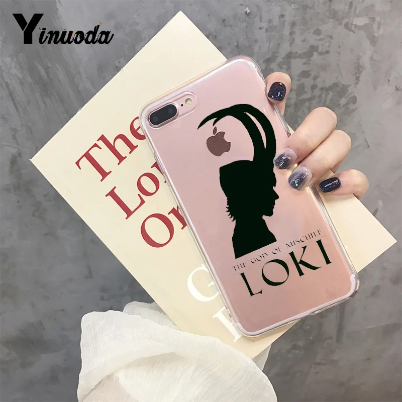 Yinuoda герой Marvel Loki красочные аксессуары для телефонов Чехол для iPhone X XS MAX 6 6s 7 7plus 8 8Plus 5 5S SE XR 11 pro max