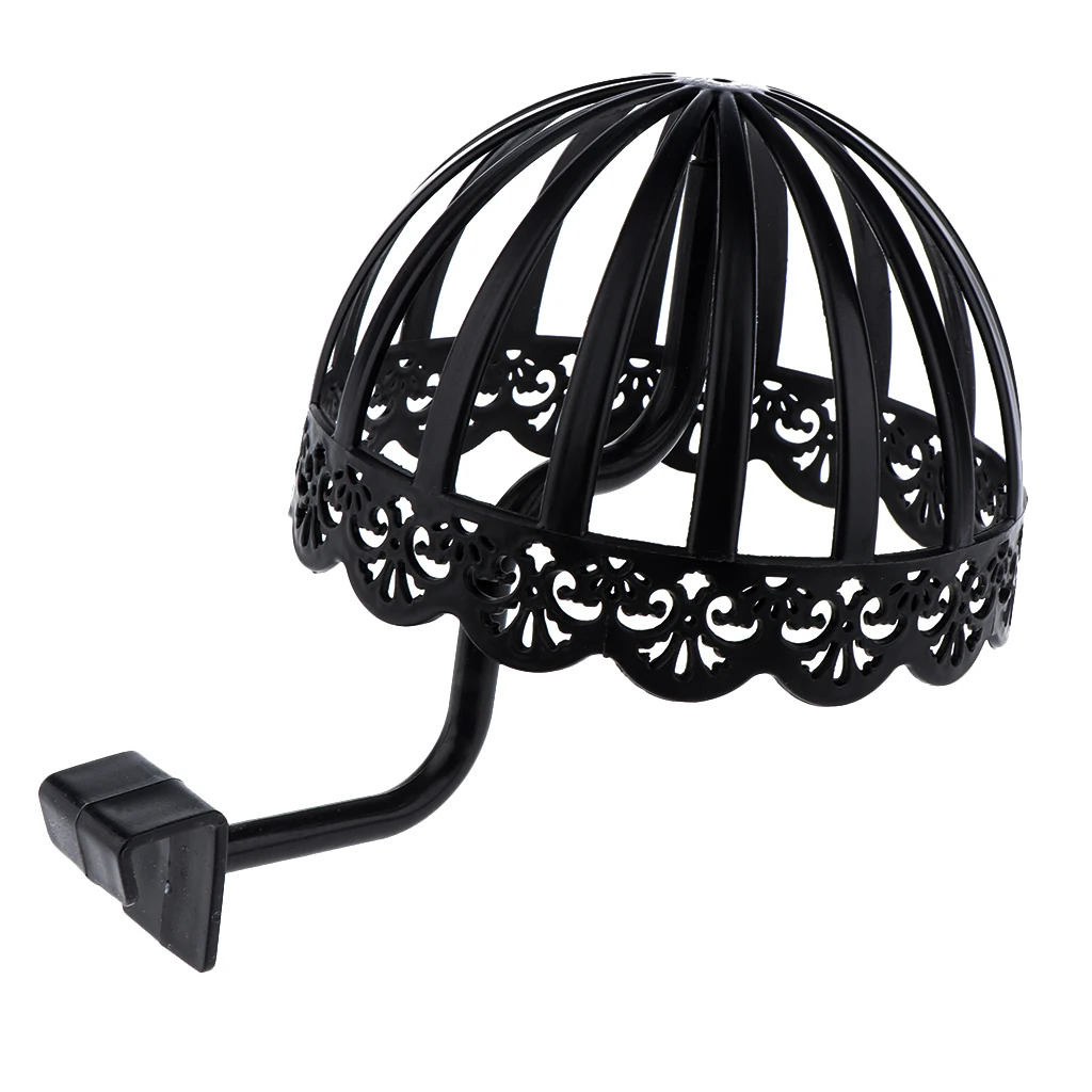 Premium Plastic 3~7 Years Old Children Boys Girls Wig Hair Hat Cap Wall Hanger Holder Stand Display Dryer Tool- Black/White