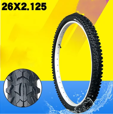 Bicycle Tires 26x1.95 26X2.125 24x1.95 Tire MTB Mountain Bike Tires Neumaticos Outdoor Cycling bicycle parts tire wear - Цвет: 26X2.125