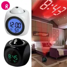 

Magixun New Creative Attention Projection Digital Weather LCD Snooze Clock Bell Alarm Display Backlight LED Projector Home Clock