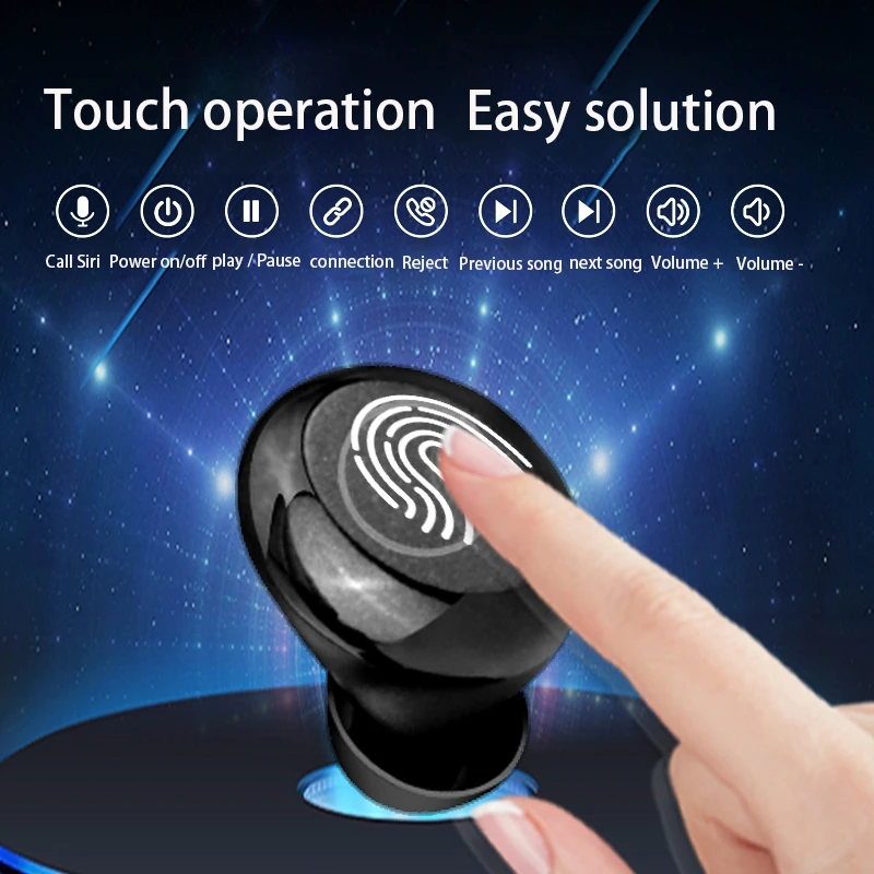 DDJ K20 Mini In-ear 5.0 Bluetooth Wireless Headset