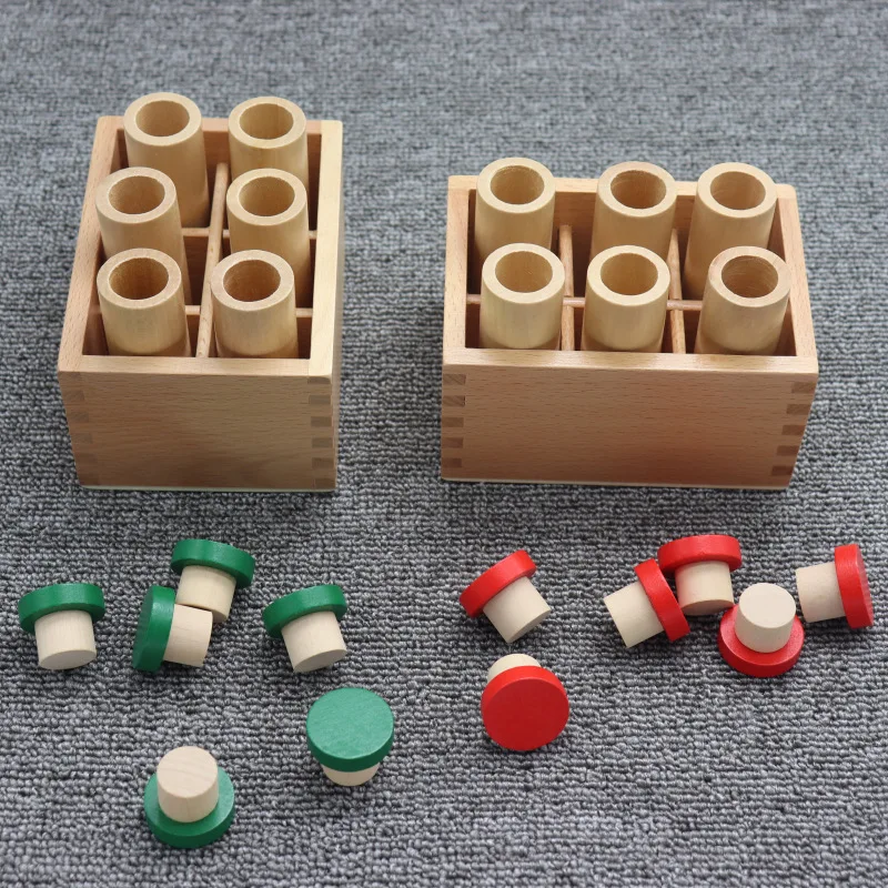 

Montessori Early Childhood Sensory Teaching Aids Sound Bucket Children Voice Identify Learning Toy Montessori