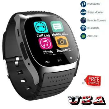 Men Women Smartwatch Bluetooth Smart Watch Sport Bracelet Fitness Tracker Pedometer Phone Mate for Android Cell Phones 1