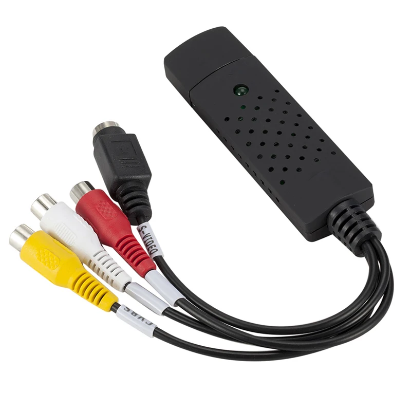 

USB 2.0 VHS To DVD Audio Video Converter Capture Card Scart Kit With Leads and Cable For Win7/8