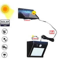 1/4pcs 30 LED Solar Light Outdoor PIR Motion Sensor Wall Lamp Solar Garden Lights Waterproof SpotlightStreet Yard Path Light ind