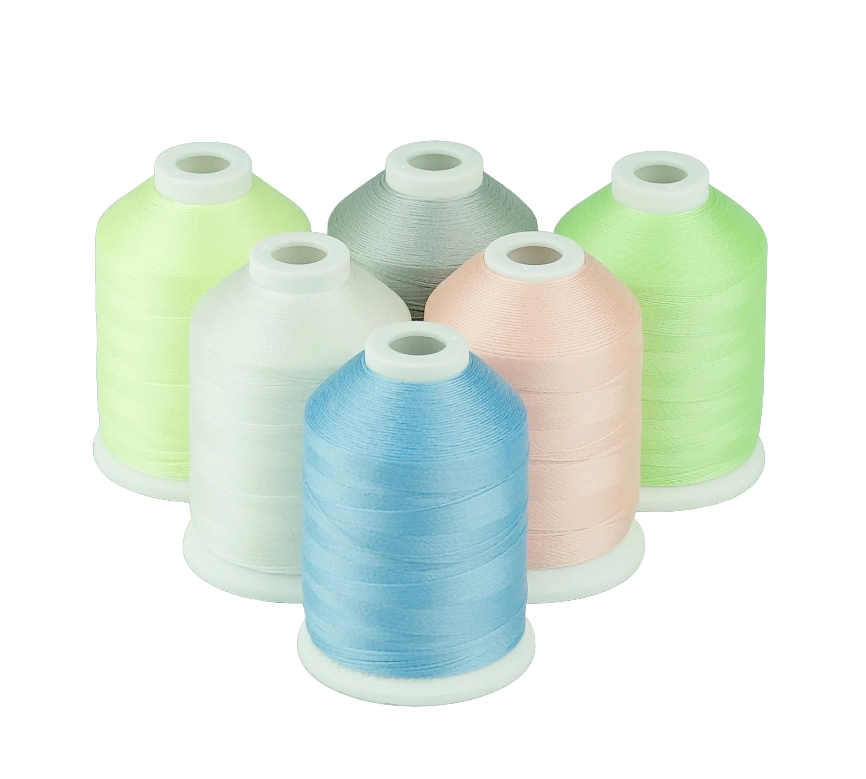 Швейная нить Simthread светящаяся в темноте 6 катушек|threads glow|embroidery threadembroidery thread brands |