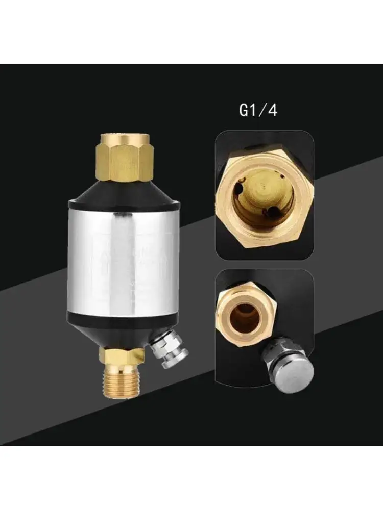 

Oil Water Separator G1/4 Inlet Outlet Air Compressor Filter for Paint Sprayer