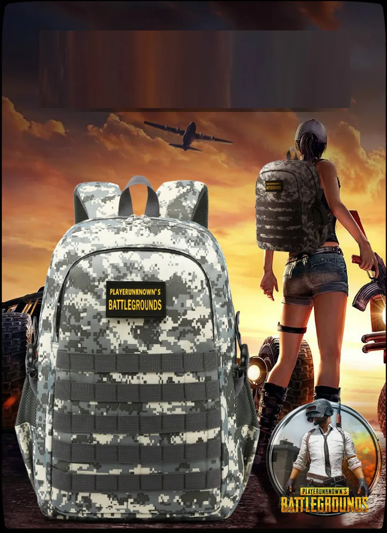 

PLAYERUNKNOWN S BATTLEGROUNDS Level 3 Tactical Backpack Oxford Fabric Material High Quality Handmade Sewing