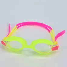 Детские карамельные цветные Мультяшные плавательные очки высокого разрешения удобные силикагелевые очки с автоматической регулировкой