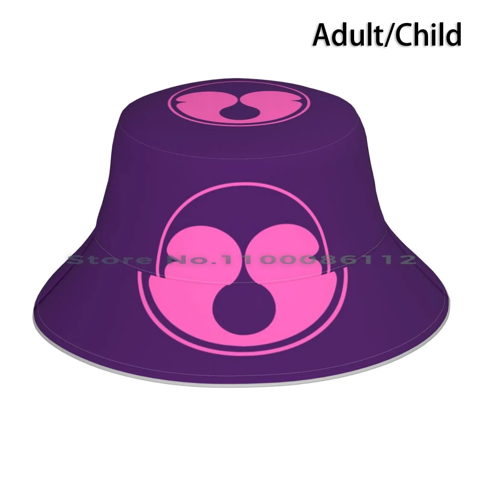 Gaga & Ariana Rain On Me Logo (Rosa/Viola) Cappello Da Pescatore Cappello Da Sole Rain On Me Chromatica Logo Icon Symbol Planet Little