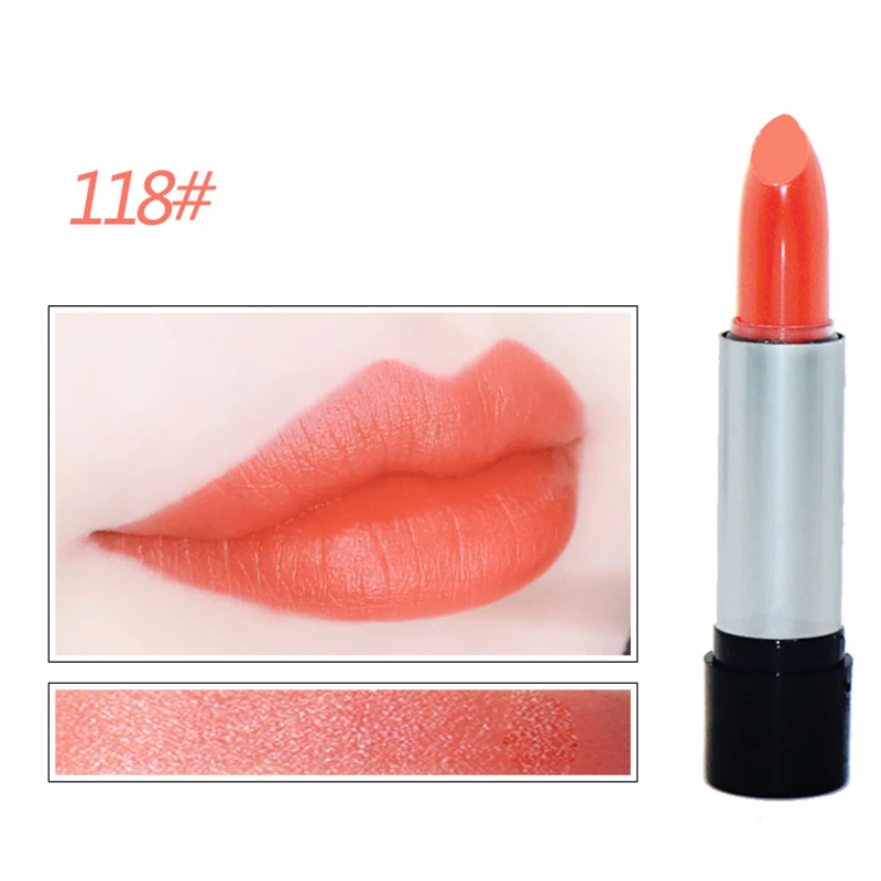 13 Colors Moisturizer Lipstick Waterproof Long Lasting Smooth Moisturizing Glitter Lipsticks Sexy Red Nude Lip Stick Makeup - Цвет: 118