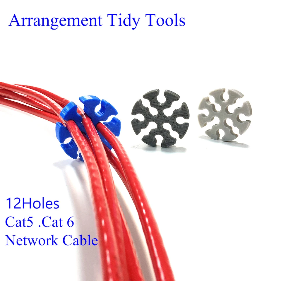 NEW Category 6 Network Cable Comb Machine Wire Harness Arrangement tidy  tools for Router Cabinet Computer room 36 Wires - AliExpress