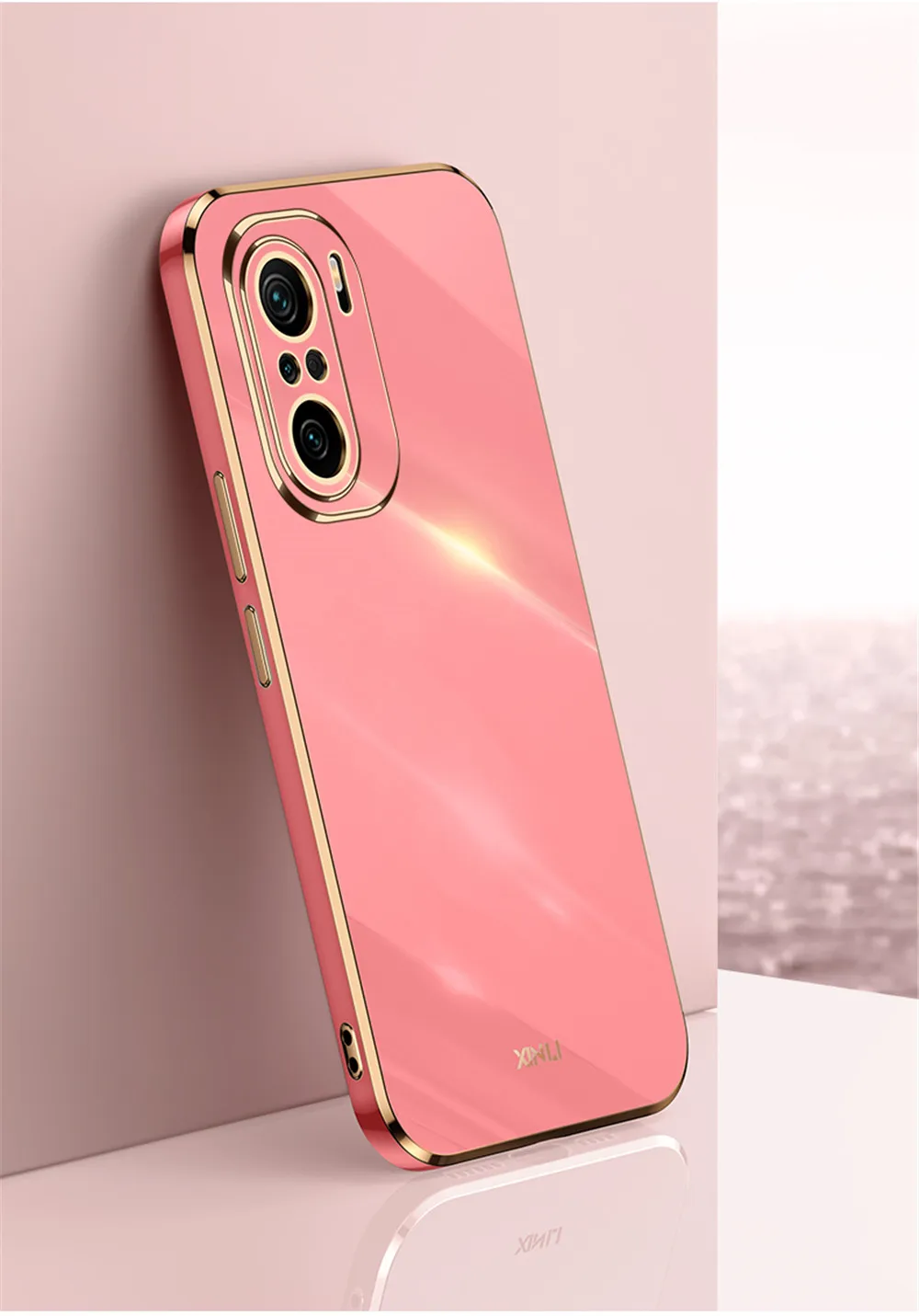 Lyxigt silikon fyrkantigt mjukt fodral för Xiaomi Mi 11 Lite 10T Poco F3 M3 Stötsäkert Candy Cove_voghion.com
