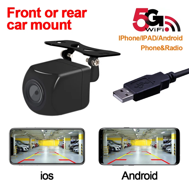 Carsanbo Car Wifi5 HD Night Vision Rear View Camera Wireless