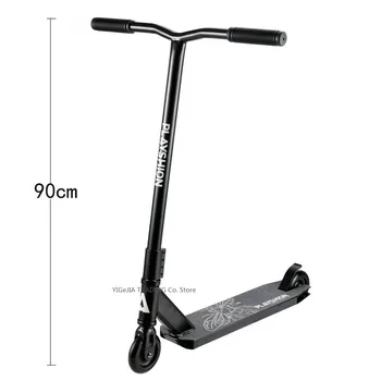 

Pro Stunt Kick Scooter with PU Wheels Black Extreme Scooter