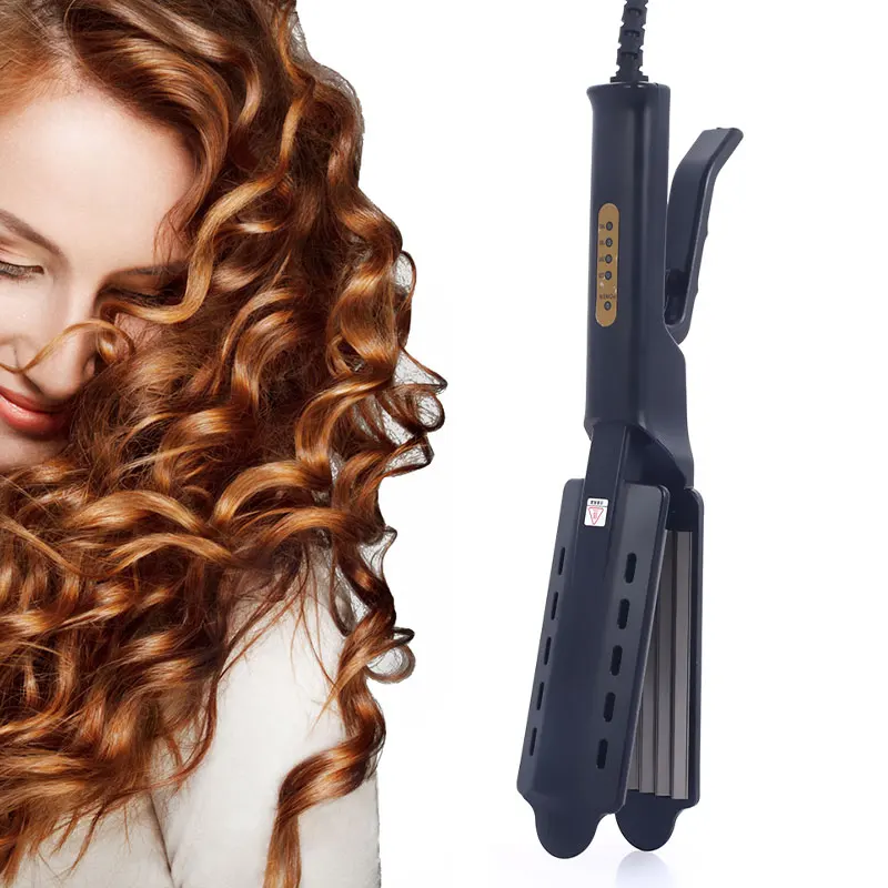

Professional Mini Hair Straightener Curler Straightening Comb Curling Flat Iron Four-speed Thermostat Hairdressing Tool EU Plug