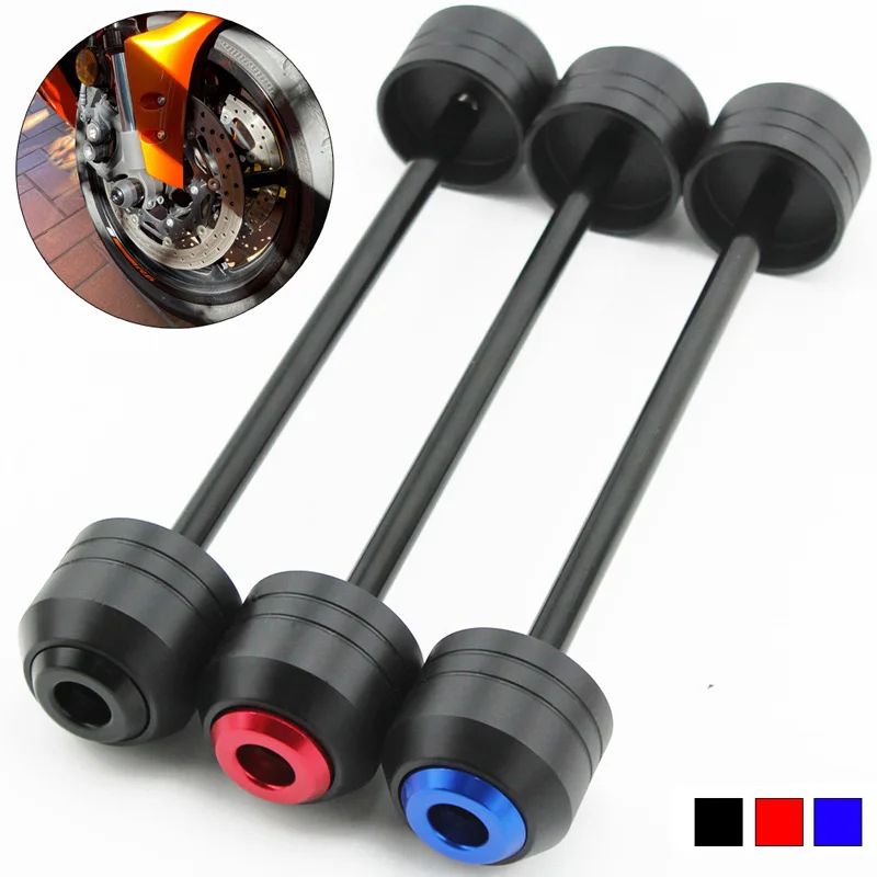 Front & Rear Axle Crash Protector Sliders For GSXR1300 & B-KING (1999-2022) – Red - View #6