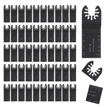 

50X Universal Oscillating Multi Tool Saw Blades Carbon Steel Cutter Tool