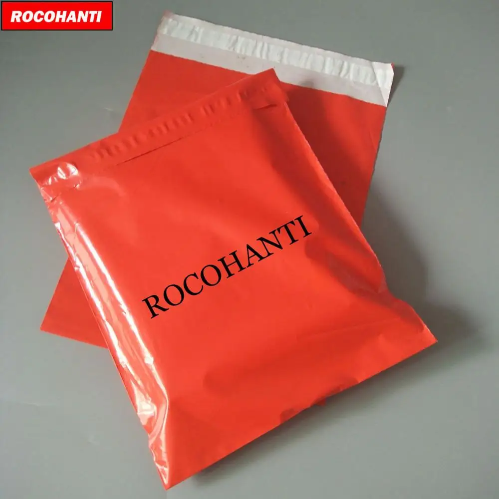 

200PCS 10X13 Red Colored Poly Mailers A4 Plastic Mailer Envelope Custom Poly Shipping Bags Polymailer Gift Bag With Logo