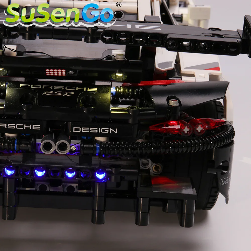 SuSenGo светодиодный светильник набор для серии Technic строительные блоки светильник ing набор совместим с 42096(модель не входит в комплект