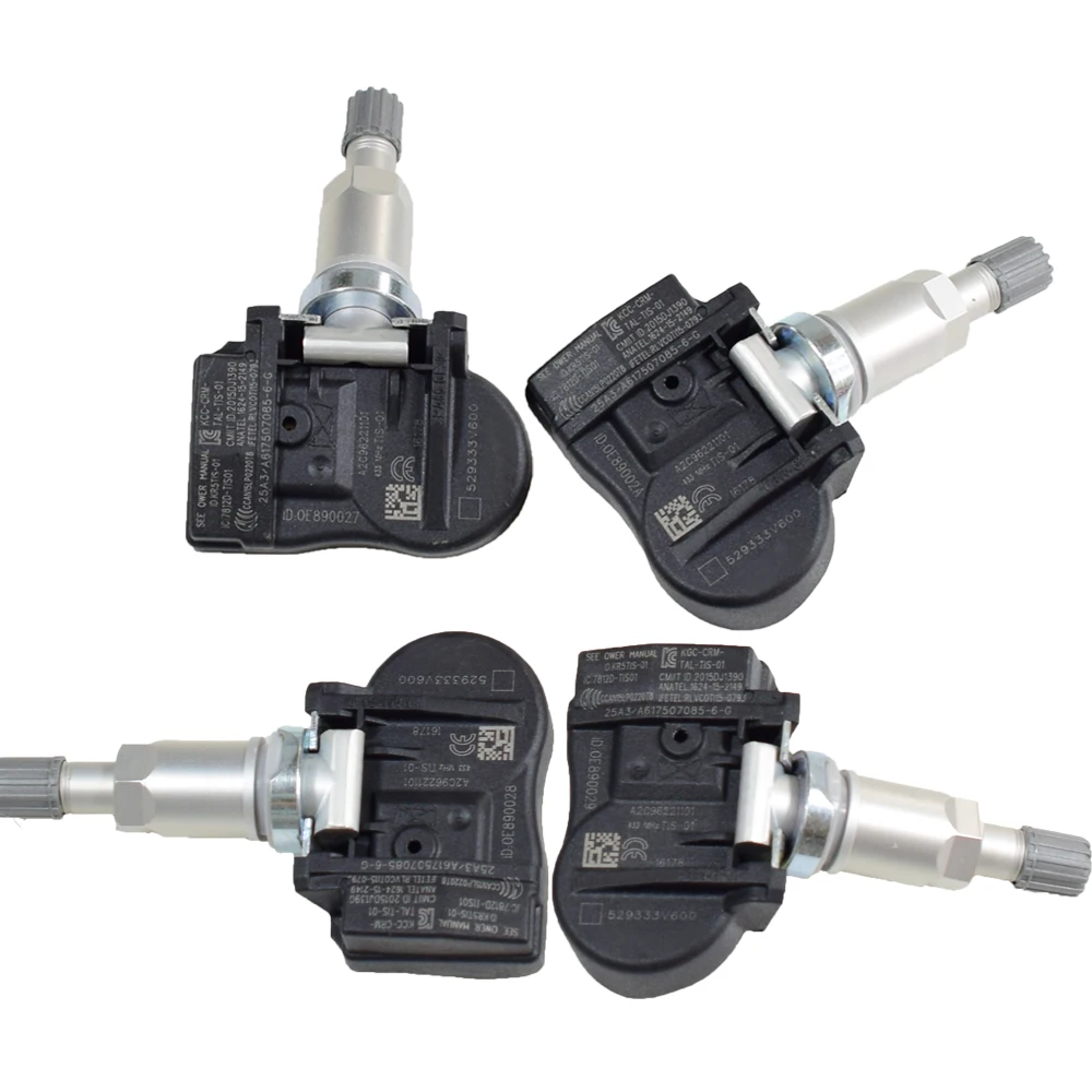 4 шт. 433 МГц датчик давления в шинах TPMS датчик для hyundai Grandeur i40 Azera 52933-3V600 529333V600 автомобильные аксессуары