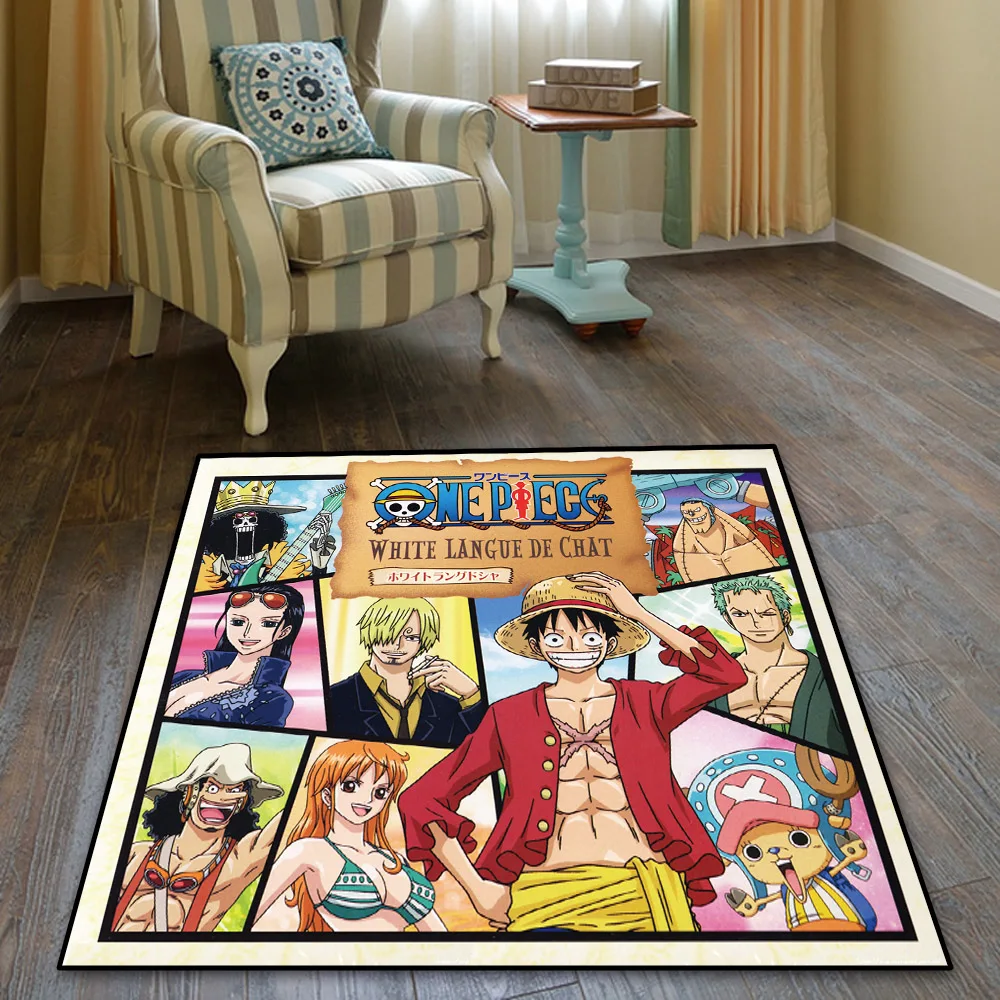 Cartoon One Piece Luffy Chopper Floor Rug Doormat Carpet Room Bedroom Kitchen Home Living Room Non-slip Mat - Цвет: Style 8