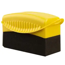 Brosse de lavage pratique, éponge de polissage rapide, brosse à cire, brosse à récurer 