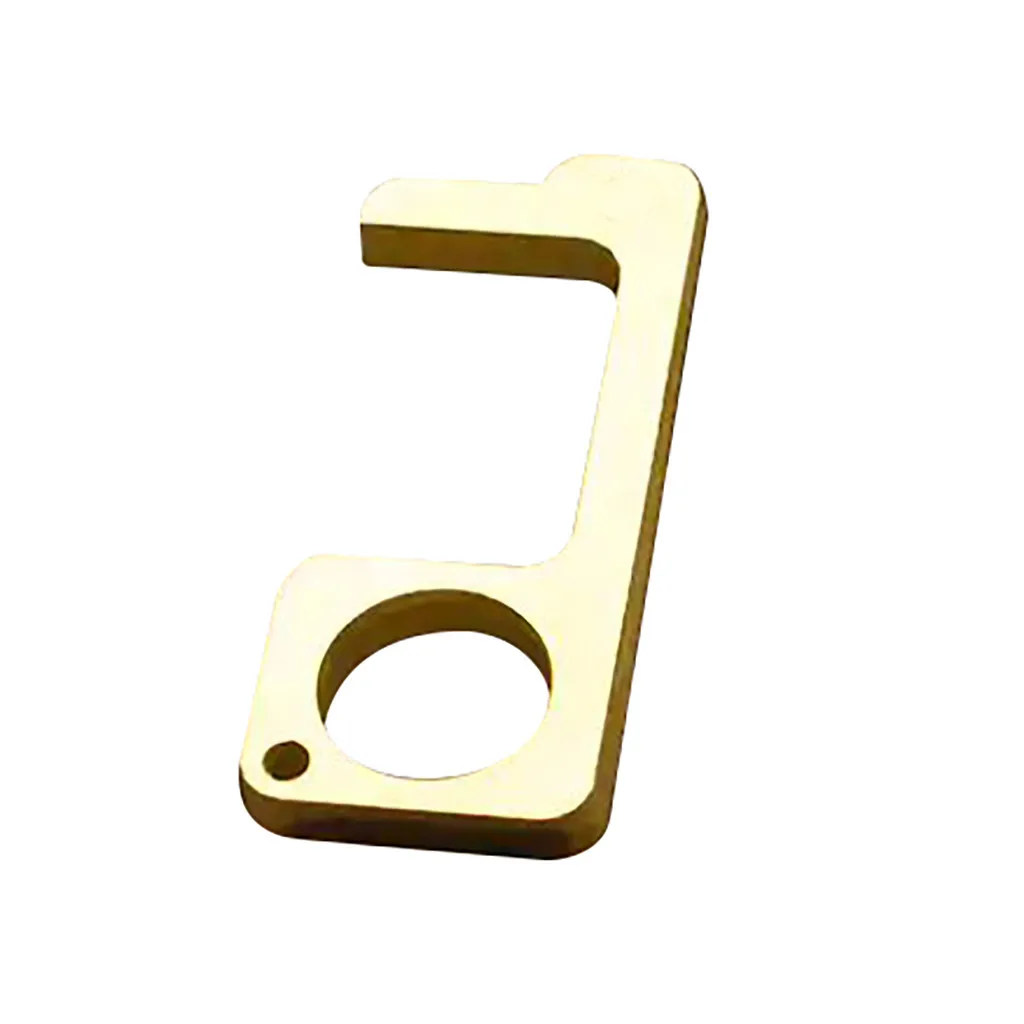 

Portable Door Opener Portable Press Elevator Tool Hygiene Hand Antimicrobial Aluminum Alloy Door Opener Door Handle Key