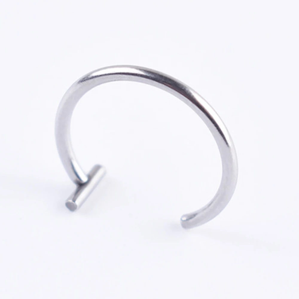 Women Nose Rings 2PCS Medical Titanium Steel Fake Piercing