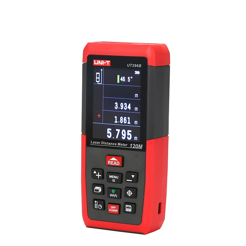 UNI-T UT396B Professional Laser Distance Meters 393ft 120m Rangefinder Best Accuracy 1.5mm 2MP Lens Camera Auxiliary USB Connect