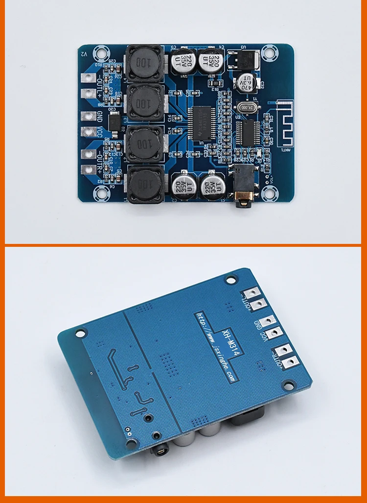 KYYSLB TPA3118 45 Вт * 2 усилительная плата Bluetooth DC12 ~ 28 в XH-M314 цифровой усилитель мощности плата AUX декодер доска 4 ~ 8 Ом 20 м