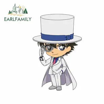 

EARLFAMILY 13cm x 11.5cm For Detective Conan Fine Decal Repair Car Stickers Bumper Waterproof 3D Scratch-Proof Decoration