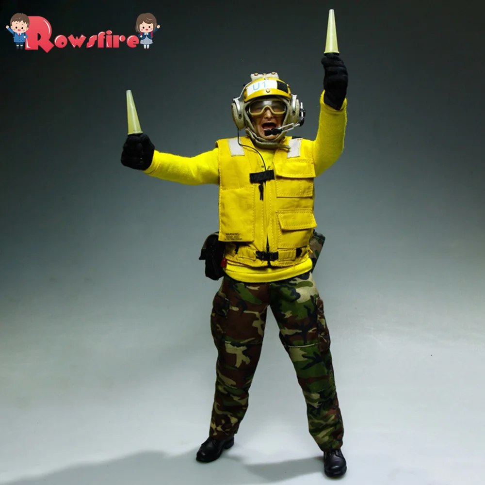 

1xVeryHot Soldier Model Suit Aircraft Handling Officers Clothes Set For 1/6 12" Soldier Model Kits (Body And Head Not Included)