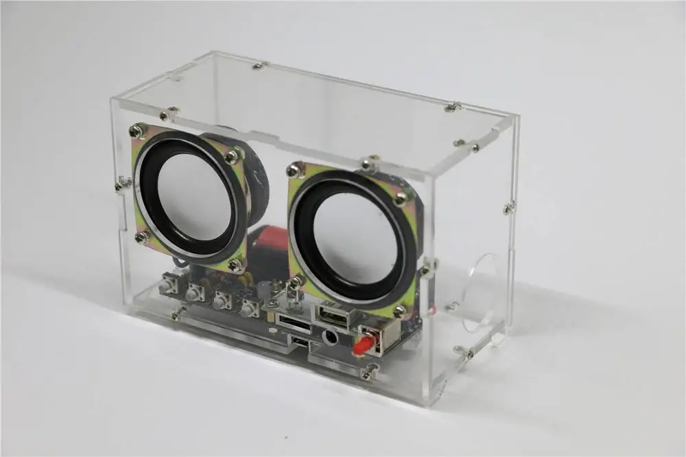 Bluetooth-совместимый динамик электронный комплект сделай сам перезаряжаемый с