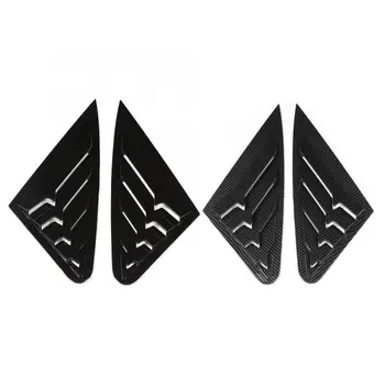 

2Pcs Side Vent Window Scoop Louver Trim Car Modification Fit for A4 B9 2017-2019 car accessories
