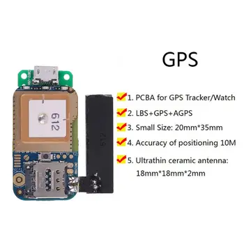 

ZX612 GPS Tracker Positioner Locator SOS Alarm Web APP Tracking PCBA For Kid Pet E7CA