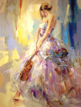 

DIY Stick-on Crystals Cross Stitch round Diamond Full of Crystals Diamond Embroidered Long Skirts Beauty Diamond Painting