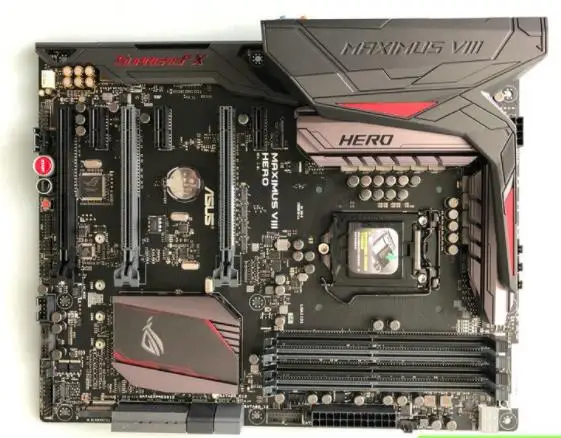 Бесплатная доставка оригинальная материнская плата для ASUS MAXIMUS VIII HERO DDR4 LGA 1151 USB2.0