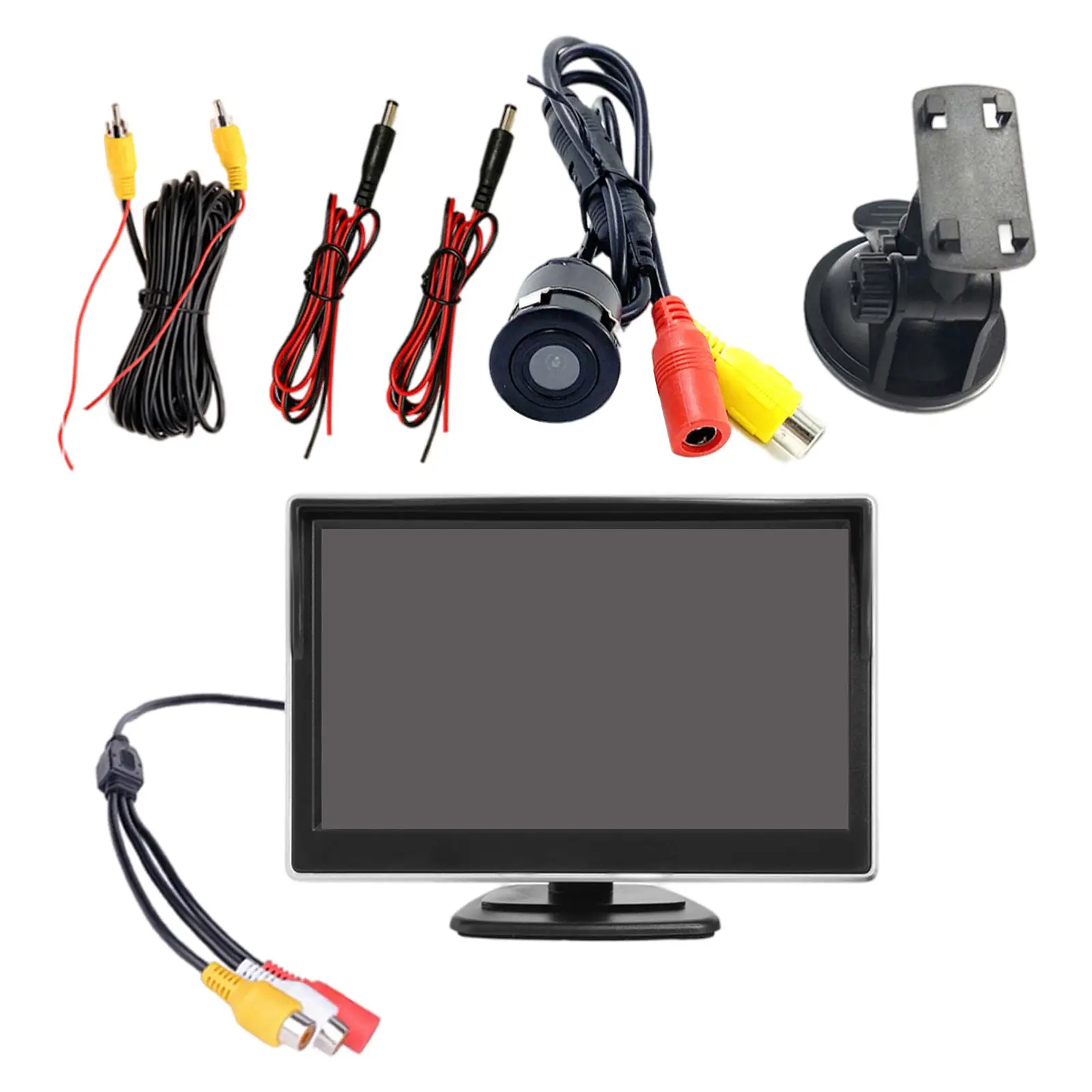Layar Monitor LCD Mobil dengan Kamera 