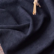 Высокое качество жаккардовая льняная ткань весна и лето черный tissu Брендовое Ципао, куртка, платье и брюки tissus