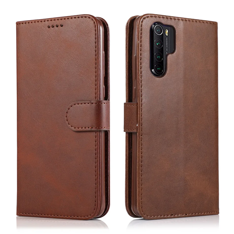 Винтажный кожаный чехол для Xiaomi Redmi Note 8 Pro ручной работы бумажник s Note8