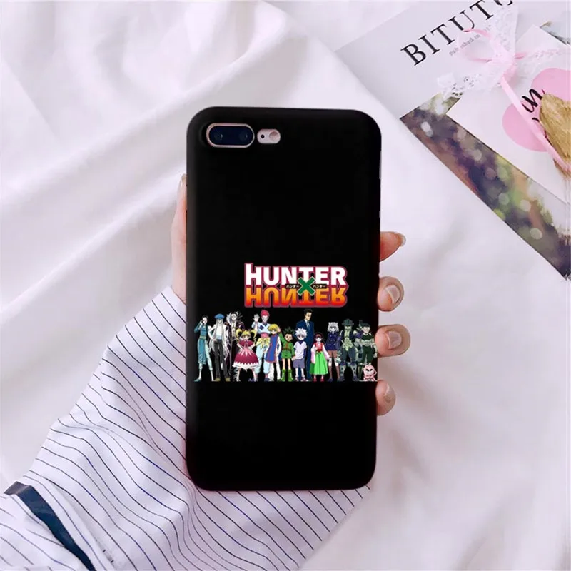 Аниме Охотник х охотник 3 чехол для телефона для Маки iPhone 8 7 6 Plus X 5 11 Pro Tampa Мягкий Силиконовый ТПУ Fundas - Цвет: TPU