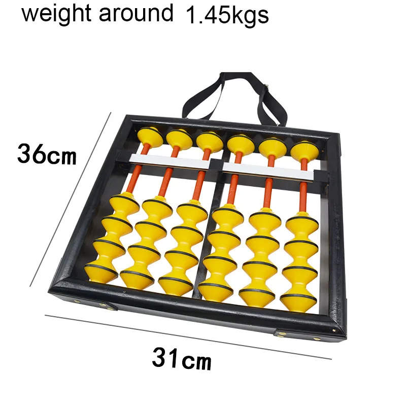 Высокое качество 6 Колонный деревянный подвесной нескользящий Abacus большой размер китайский соробан инструмент в математике образование для учительницы sf02