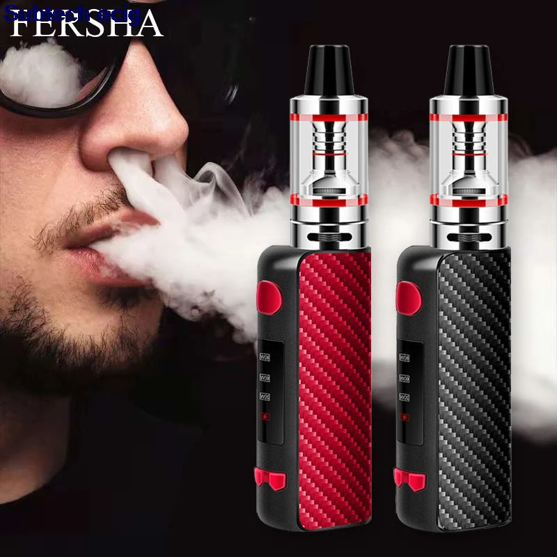 Mini Box Mod Starter Kits 2200mAh Battery Vape Mod 80W Electronic Cigarette Vape Kit 2ml tank 510 Thread Voltage Adjustable Kit