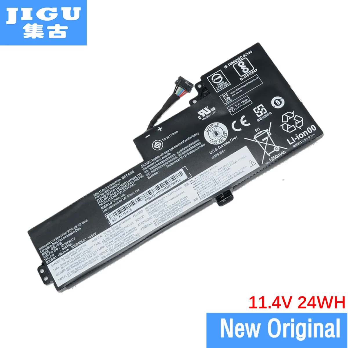 Оригинальный аккумулятор JIGU для ноутбука 01AV419 SB10K97576 SB10K97578 Lenovo ThinkPad 25 T470 T480 11 46 V